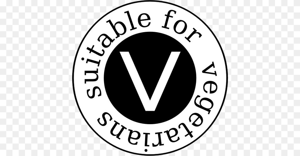 Vector Clip Art Of Suitable For Vegetarians Food Stamp Public, Logo, Disk Free Transparent Png