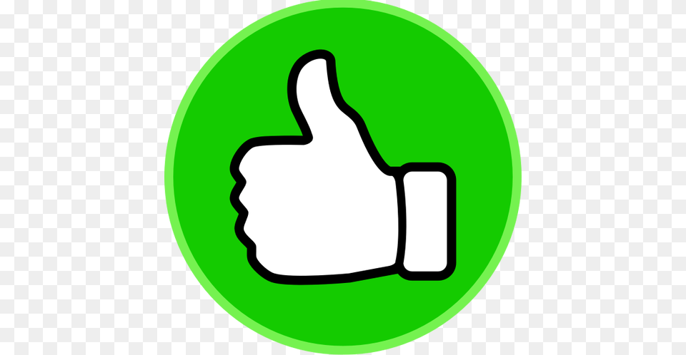 Vector Clip Art Of Thumbs Up In A Green Circle, Body Part, Finger, Hand, Person Png Image