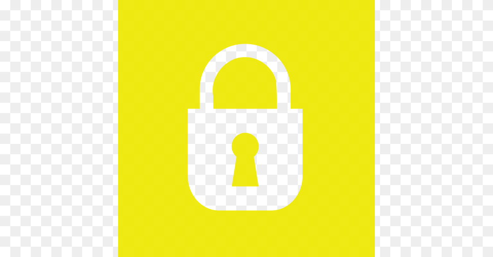 Vector Clip Art Of Yellow Security Icon, Accessories, Bag, Handbag Free Png Download