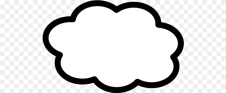 Vector Clip Art Online Outline Of Cloud, Astronomy, Moon, Nature, Night Free Png