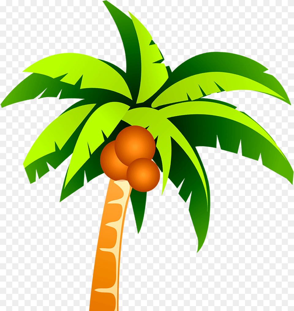 Vector Clipart Coconut Tree Coconut Tree Vector, Food, Fruit, Palm Tree, Plant Free Transparent Png