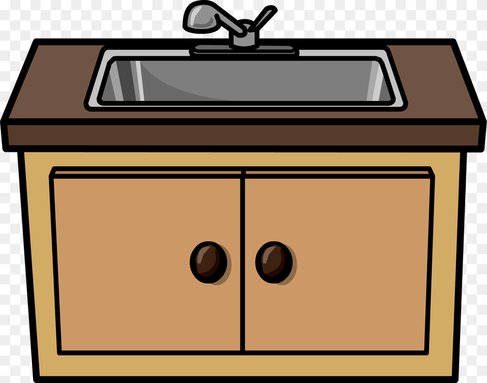 Vector Clipart Dirty Dishes In Sink Kitchen Sink Clip Art, Sink Faucet Free Png