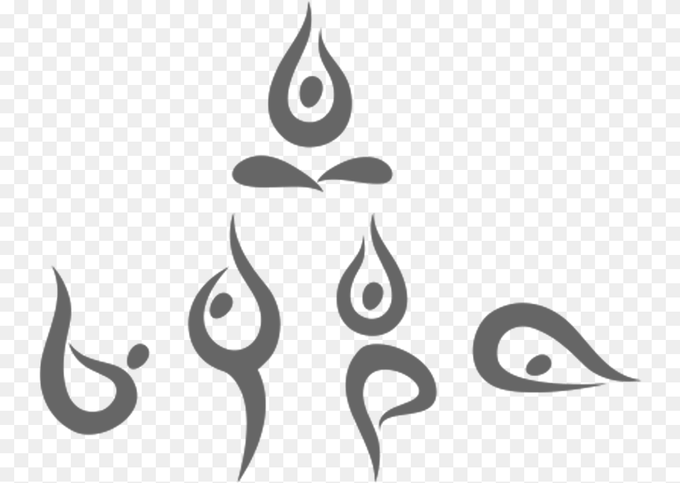 Vector Clipart Yoga, Stencil Free Png Download