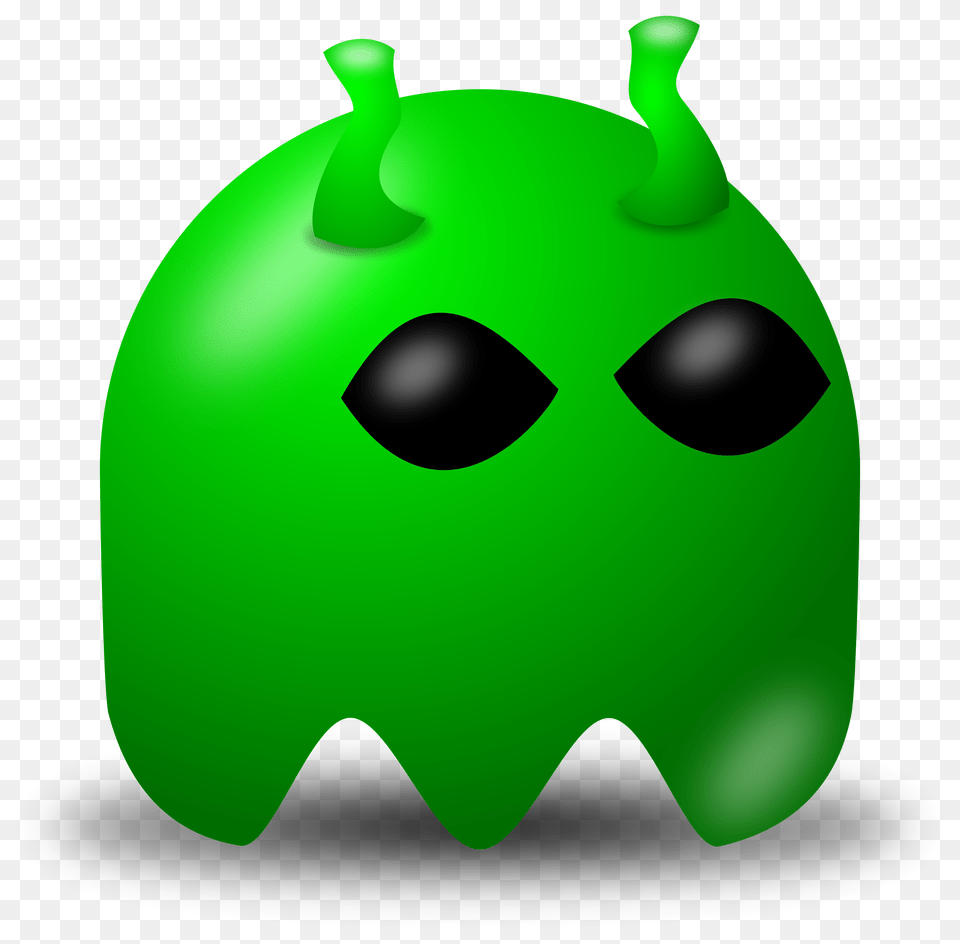 Vector Clipart Illustration Of Green Alien Avatar Character, Food, Clothing, Hardhat, Helmet Png Image