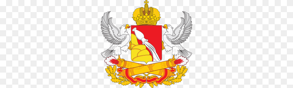 Vector Coat Of Arms Of The Voronezh Region In Cmx Format, Emblem, Symbol, Animal, Bird Free Transparent Png