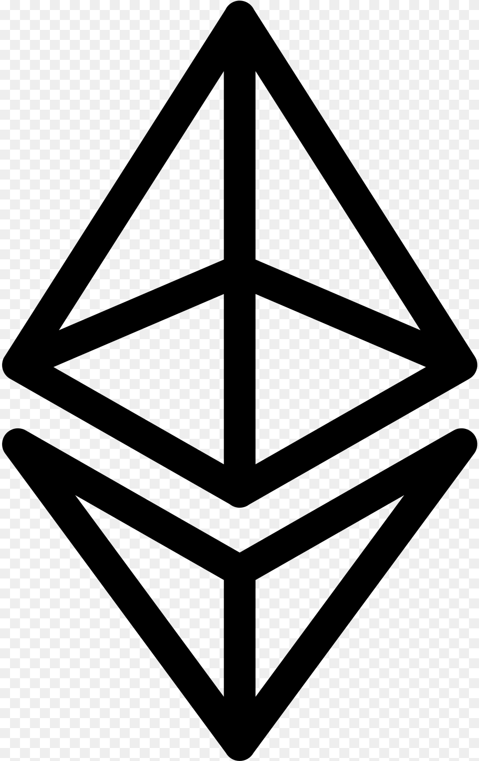 Vector Coin Ethereum Ethereum Icon, Gray Free Png