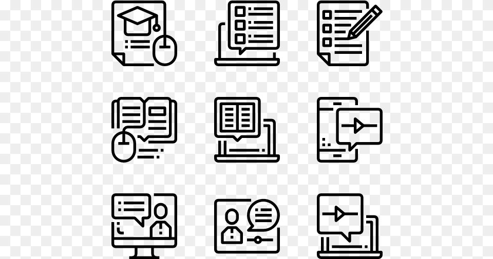 Vector Computer Icon, Gray Png Image