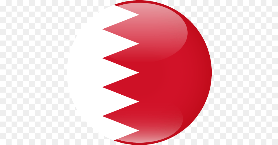 Vector Country Flag Of Bahrain Sphere Vector World Flags Circle, Disk, Egg, Food Png