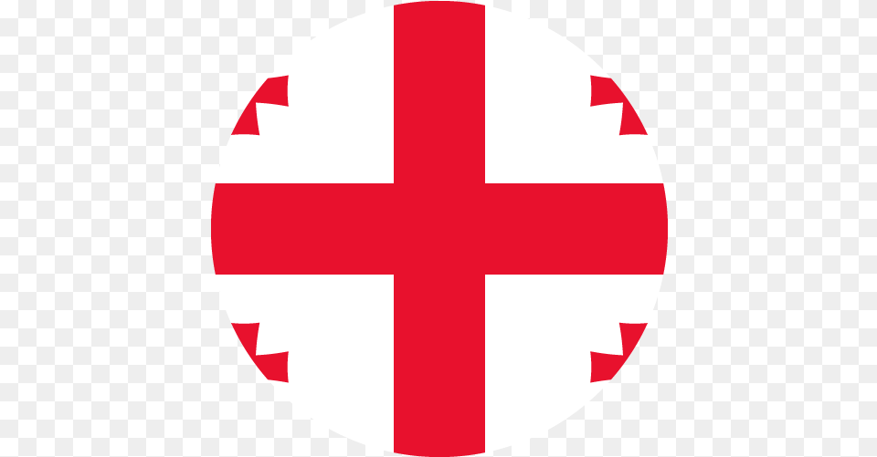 Vector Country Flag Of Georgia Circle Vector World Flags England Round Flag, Logo, First Aid, Symbol, Red Cross Free Transparent Png