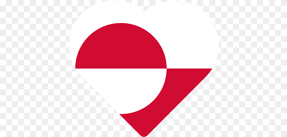 Vector Country Flag Of Greenland Heart Vector World Flags Vertical Png Image