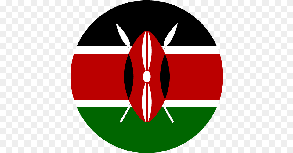 Vector Country Flag Of Kenya Circle Vector World Flags Kenya Flag Round, Logo Free Png Download