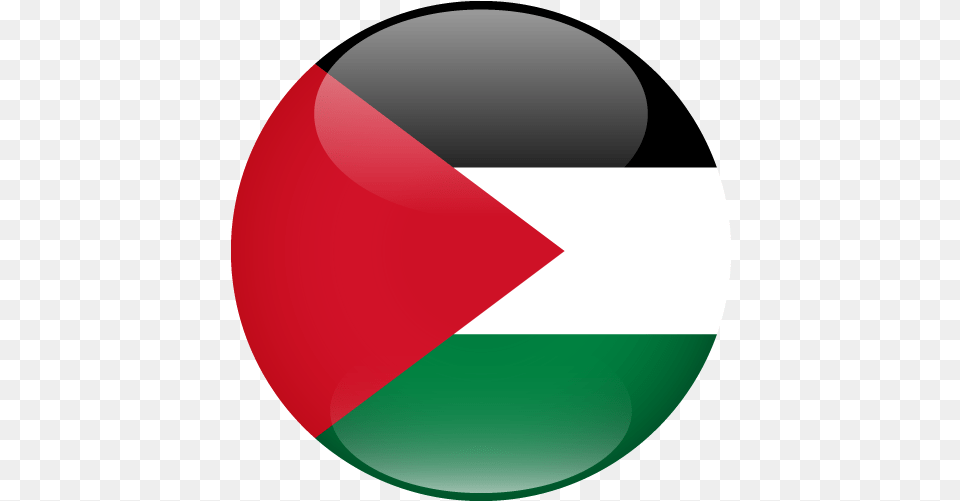 Vector Country Flag Of The State Palestine Sphere Palestine Flag Circle, Disk Free Png