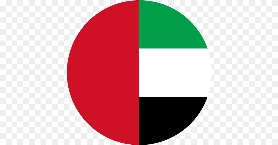 Vector Country Flag Of The United Arab Emirates Circle Uae Circle Flag Free Png