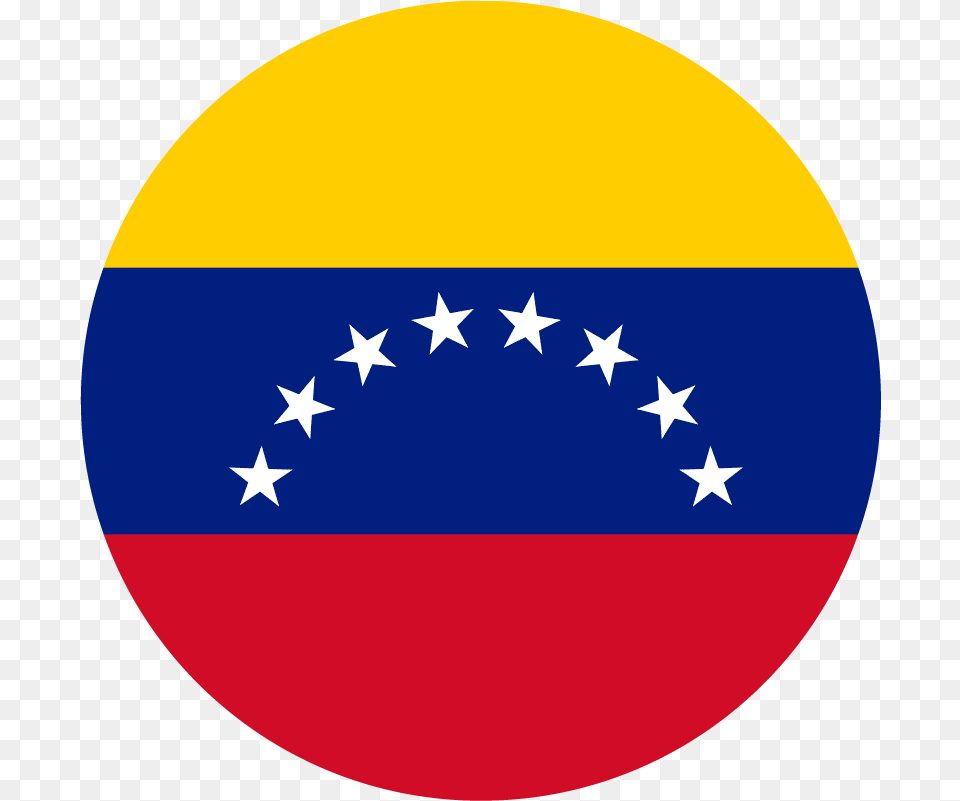 Vector Country Flag Of Venezuela Venezuela Flag Circle, Symbol, Logo Free Png