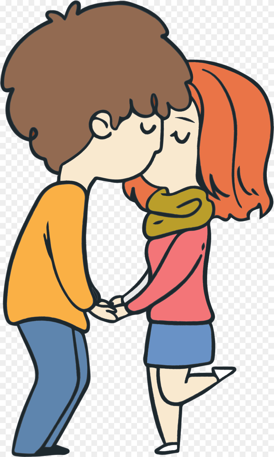 Vector Couple 3 Image Animation Pics Cute Couple, Baby, Person, Cleaning Free Png Download