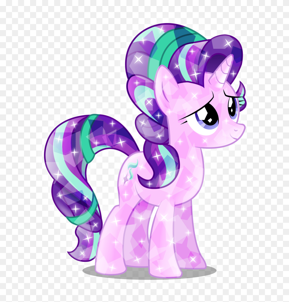 Vector Crystal Crystallized My Little Pony Crystal Starlight Glimmer, Purple, Art, Graphics, Baby Free Png
