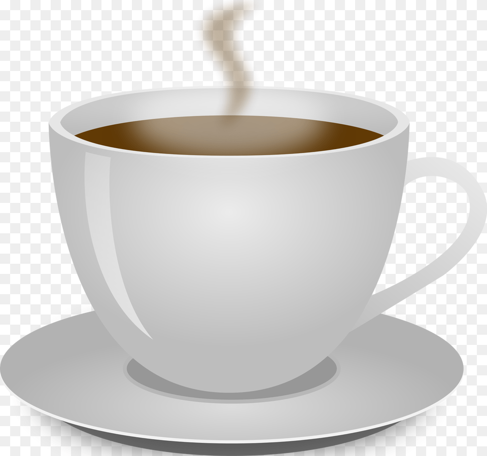 Vector Cup Of Coffee, Saucer, Beverage, Coffee Cup Png Image