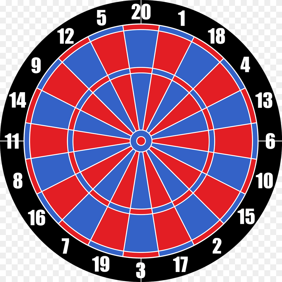 Vector Dartboard Clipart, Game, Darts Free Png