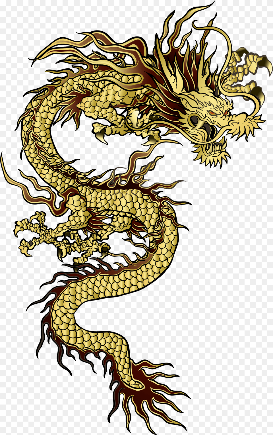 Vector Design Asia Dragon Tattoo Designs Free Png Download
