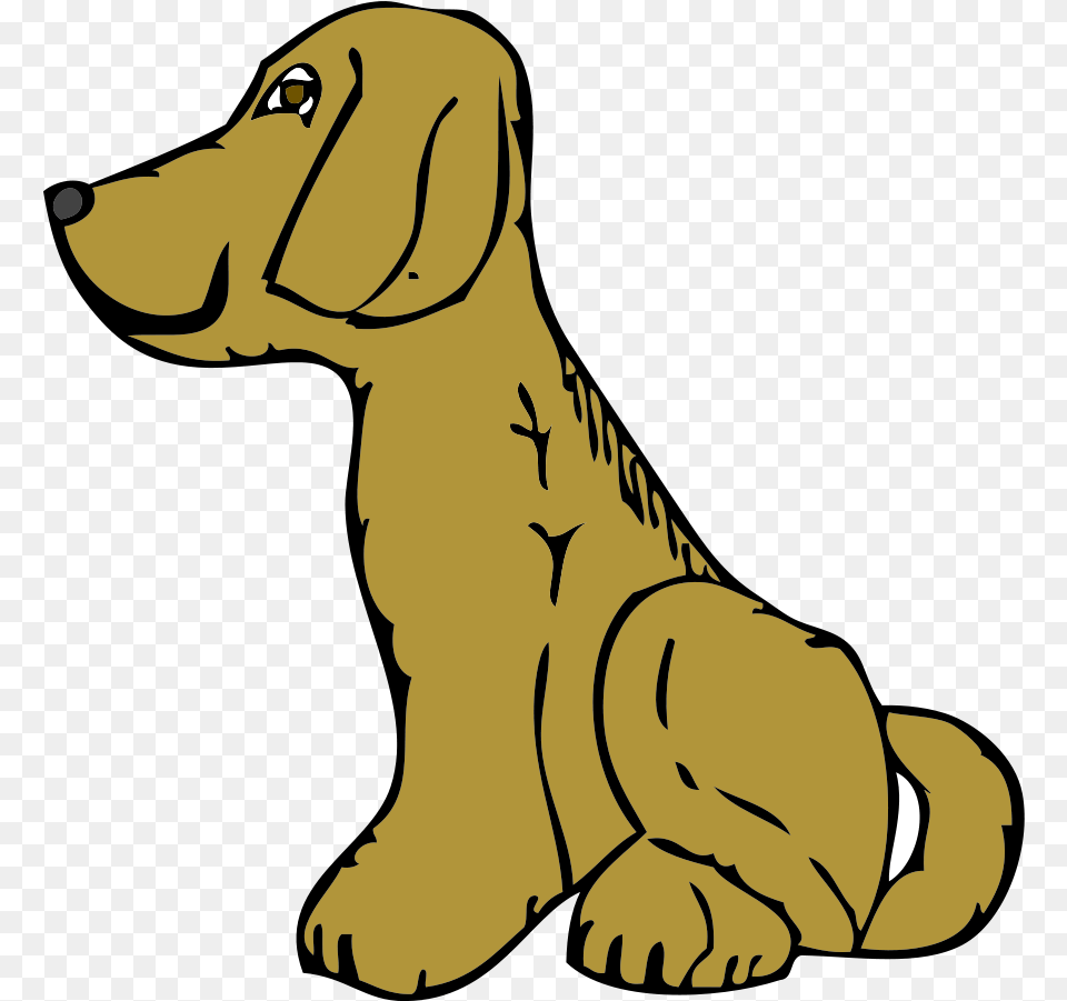 Vector Dog Side View Clip Art Cartoon Dog From The Funny Printable Birthday Cards, Animal, Canine, Mammal, Pet Free Png