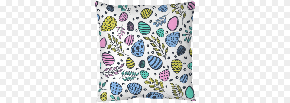Vector Doodle Easter Seamless Pattern Easter, Cushion, Home Decor, Pillow Png