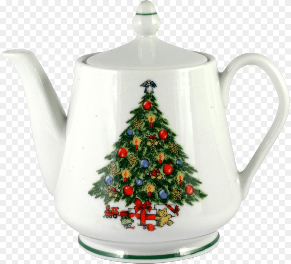 Vector Download Projects Idea Of Teapots Uk Set And Christmas China From 1980s, Cookware, Pot, Pottery, Christmas Decorations Png