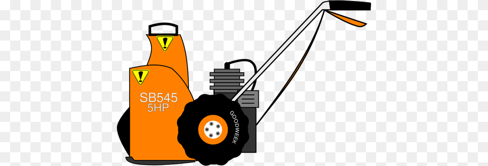 Vector Drawing Of Electric Snow Blower, Grass, Lawn, Plant, Bottle Png