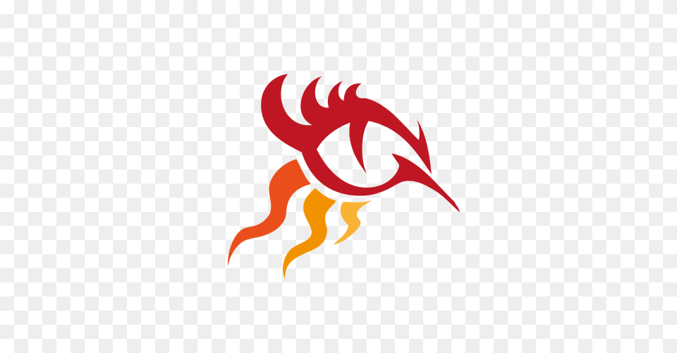 Vector Drawing Of Forward Moving Fire Flame, Baby, Person, Dragon Free Transparent Png