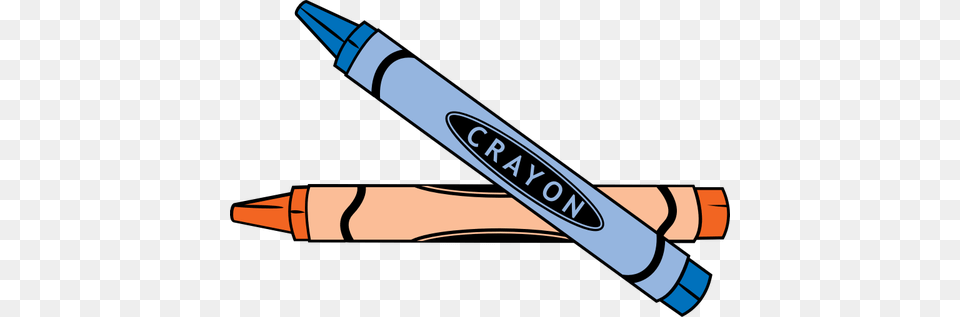 Vector Drawing Of Grease Pencils, Crayon, Blade, Razor, Weapon Png Image