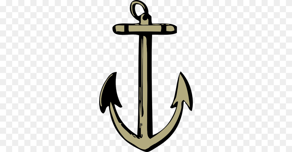 Vector Drawing Of Sharp Anchor, Electronics, Hardware, Hook, Chandelier Png Image