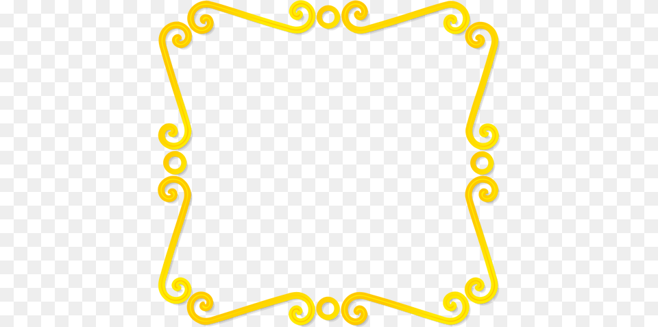 Vector Drawing Of Thin Golden Mirror Frame, Gate Png