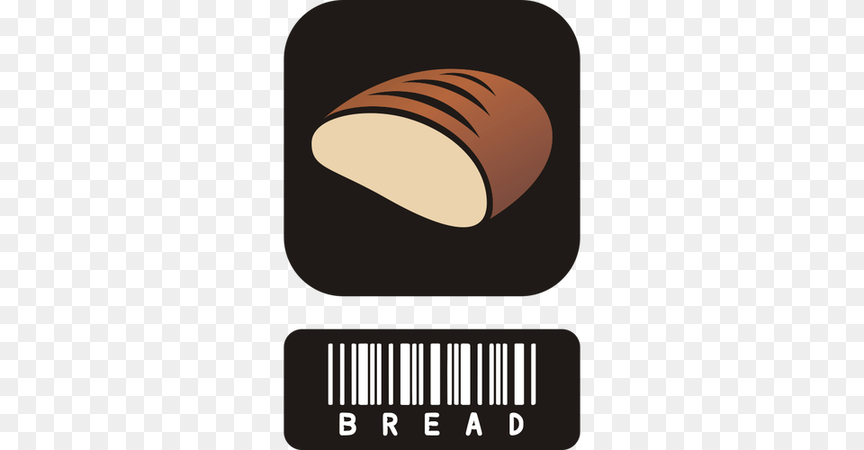 Vector Drawing Of Two Piece Sticker For Bread With Barcode, Astronomy, Food, Moon, Nature Free Png Download
