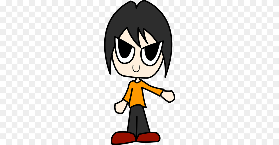 Vector Drawing Of Upset Little Boy, Person, Cartoon Free Transparent Png