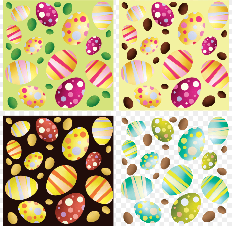 Vector Easter Eggs Seamless Background Cs By Dragonart Easter Egg Background, Pattern, Food, Sweets Free Transparent Png
