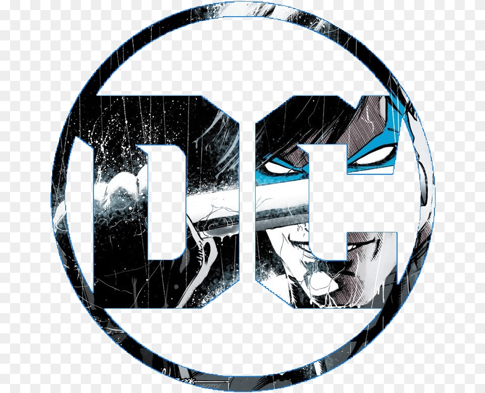 Vector Edits Logo Dc Logo Nightwing, Symbol, Adult, Male, Man Png