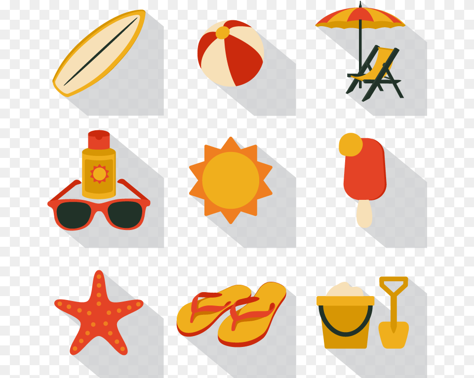 Vector Elements 9 Square Icon Vector Summer Vacation Vector Graphics, Person, Clothing, Footwear, Shoe Png Image