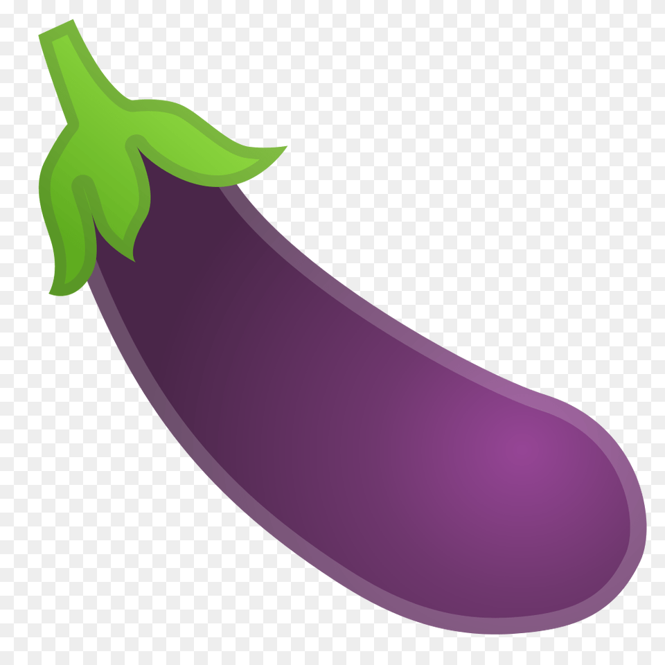 Vector Emoji Royalty Transparent Background Eggplant Clipart, Food, Produce, Plant, Vegetable Png Image