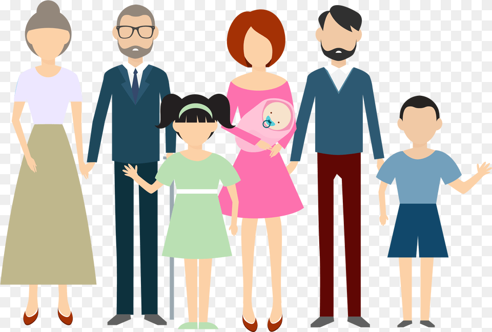 Vector Family Icon, Woman, Adult, Person, Female Png Image