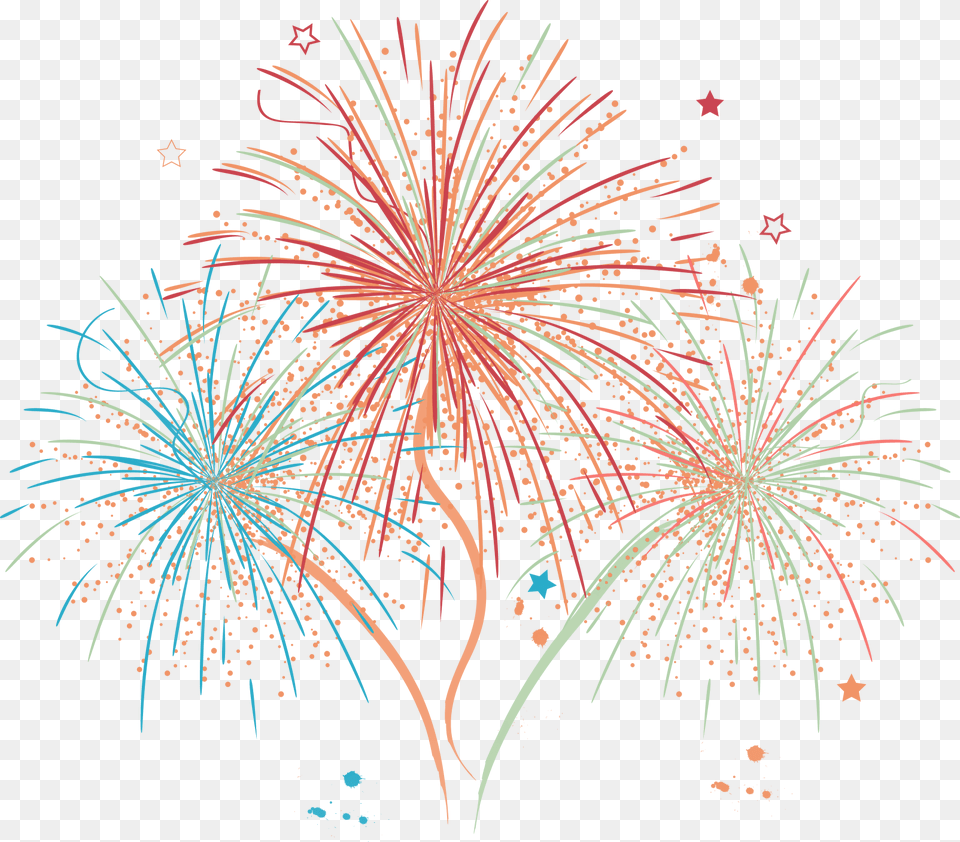 Vector Fireworks Firecrackers, Plant Free Png Download