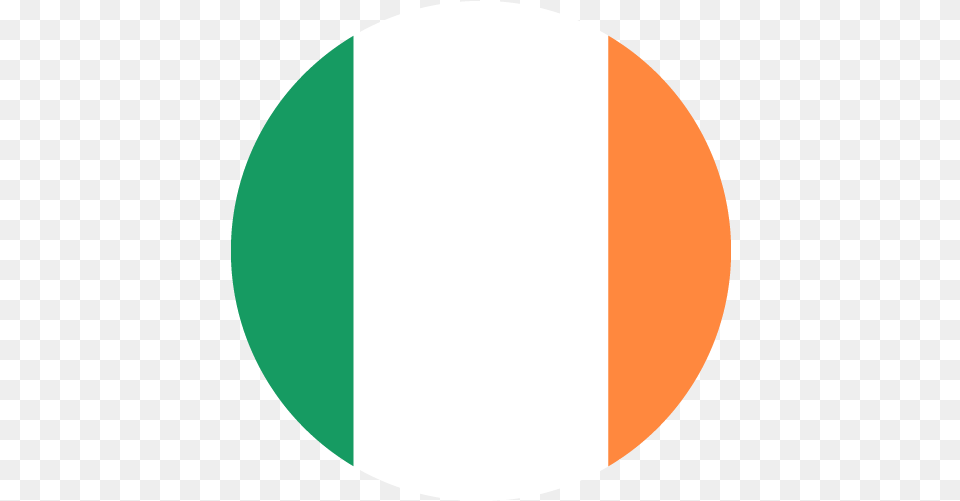 Vector Flag Of Ireland Circle Vector Flags Ireland Flag Circle, Sphere, Oval, Disk Free Transparent Png