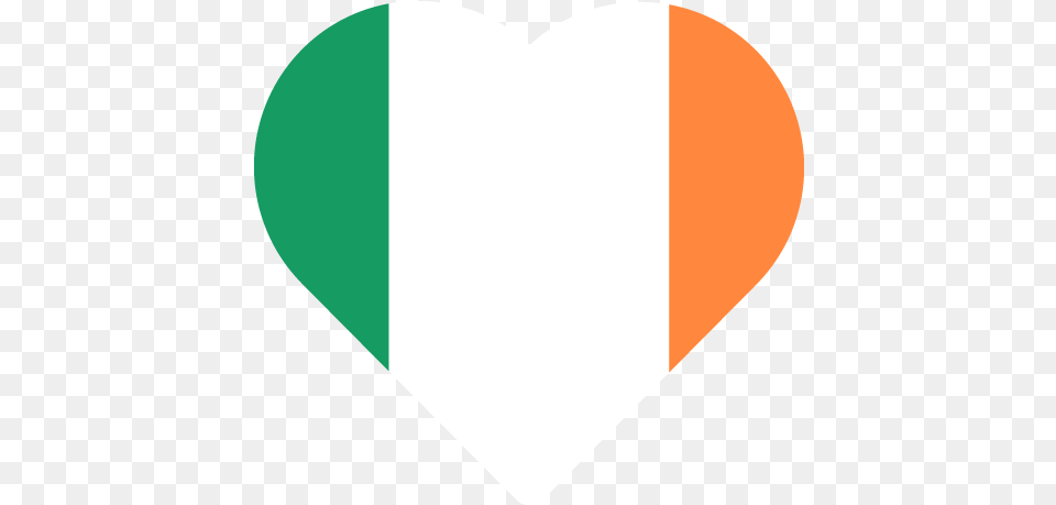 Vector Flag Of Ireland Heart Free Transparent Png