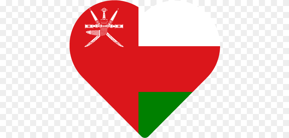 Vector Flag Of Oman Heart Vector Flags Place Carnot, First Aid Png