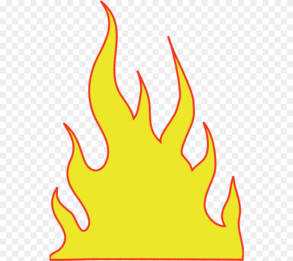 Vector Flame Clipart Yellow Flames, Fire Png Image