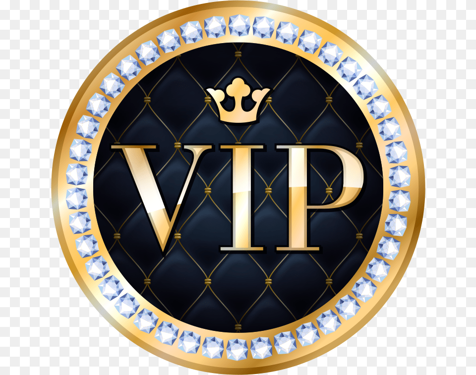 Vector Flash Vip Diamond Free Photo Clipart Gold Vip Logo, Badge, Symbol, Accessories, Jewelry Png Image