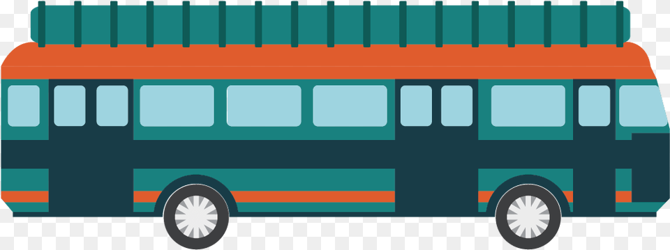 Vector Flat Bus Download Bus Flat Design, Transportation, Vehicle Png Image