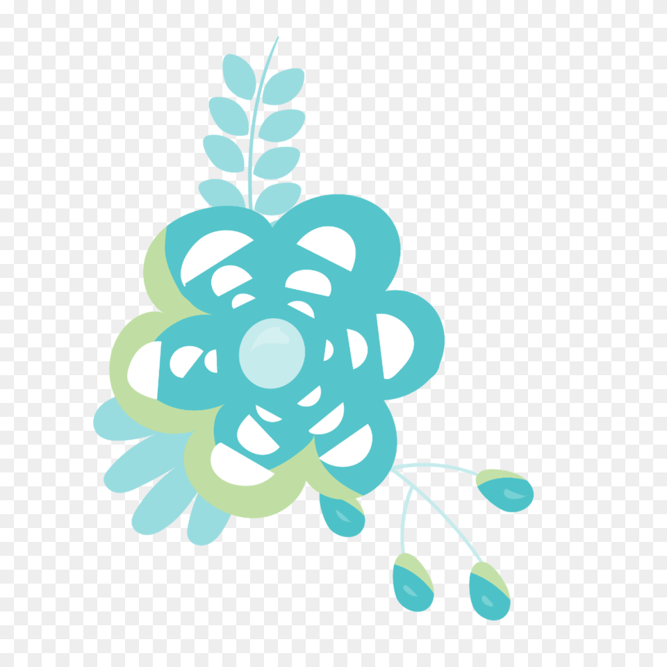 Vector Flor Celeste Tumblr Pastel, Art, Floral Design, Graphics, Pattern Png Image