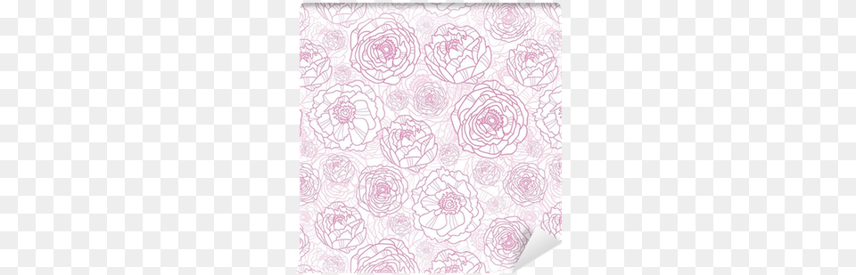 Vector Floral Background Vector Pink Line Art Flowers Flowers Fabric Draw Me Flowers Custom Fabric, Pattern, Home Decor, Doodle, Drawing Free Png