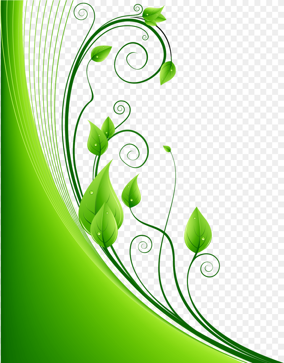 Vector Floral Vector Design Green, Art, Floral Design, Graphics, Pattern Png