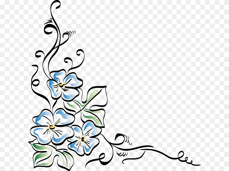 Vector Flower Line Art, Floral Design, Graphics, Pattern, Plant Free Png