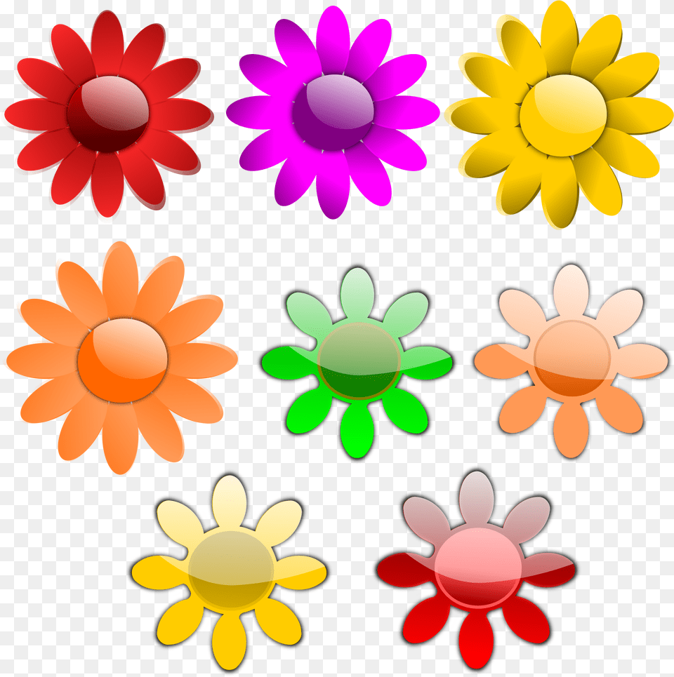Vector Flowers Clip Arts 8 Flowers Clipart, Flower, Art, Daisy, Plant Free Transparent Png